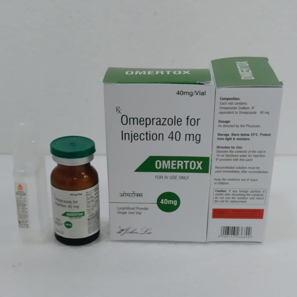 Omeprazole Sodium Ip 40 Mg (With W.F.I) Injection