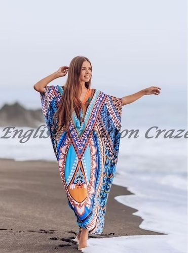 Cotton Printed Beach Kaftans Wholesalers