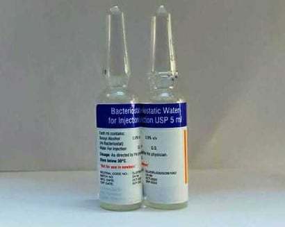 Bacteriostatic Water for Injection USP 5 ml