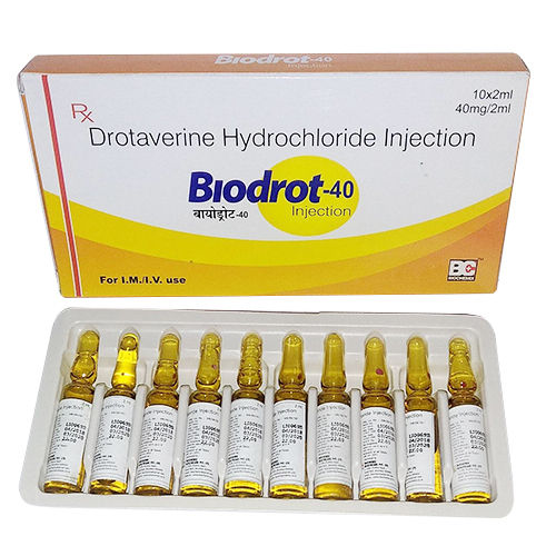 Liquid 40Mg Drotaverin Injection