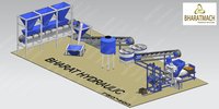Fully Automatic Vibrotech Multi Brick Block Machine With Batching Plant