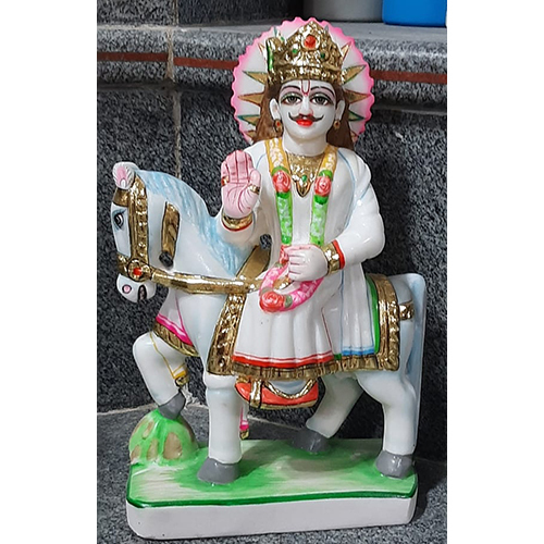Marble Ram Dev Statue