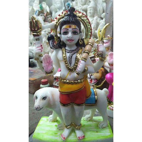 Marble God Bheru Baba Statue