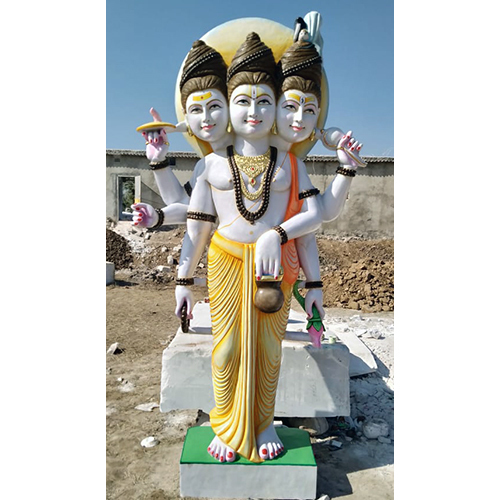 Marble God Dutta Trey Statue