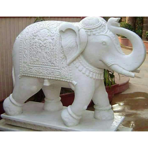 Elephant Marble Moorti