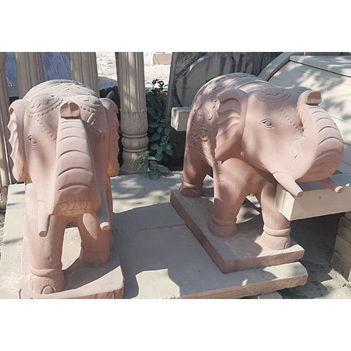 Elephant Marble Statue