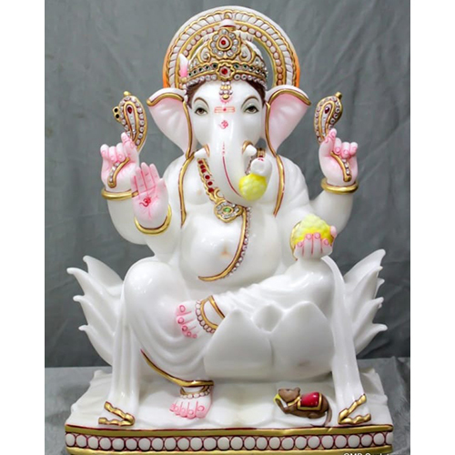 Marble God Ganesh Statue