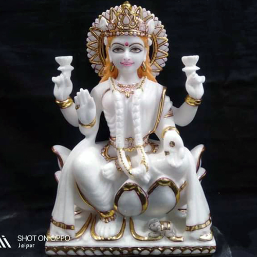 Marble Goddess Saraswati Statue