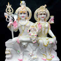 God Shiv Parvati Moorti