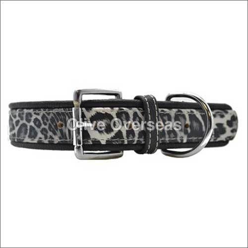 Black Panther Print Dog Collar 