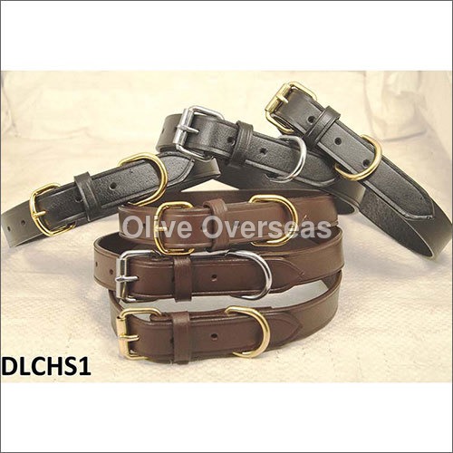 Saddle Leather Dog Collar