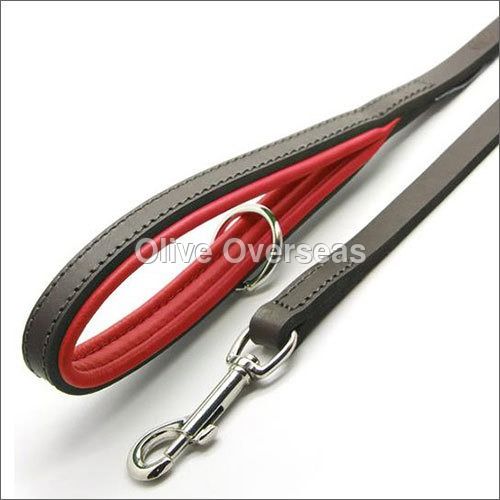 Genuine Leather Dog Soft Hand Grip Leash