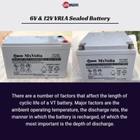 6V - 12V VRLA Sealed Battery