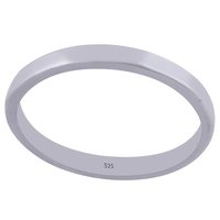 PLAIN BAND 925 STERLING SOLID SILVER HANDMADE RING