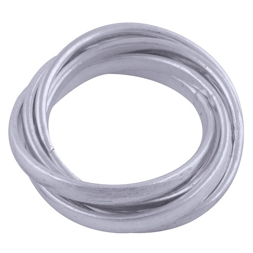 WIRE TWIRL PLAIN 925 STERLING SOLID SILVER HANDMADE RING