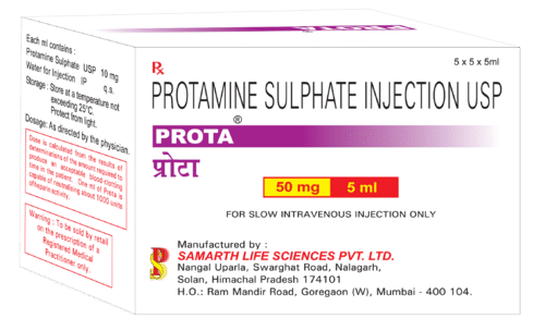 Liquid Protamine Sulphate Injection