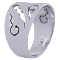 GORGEOUS JALI CUT OUT PLAIN 925 STERLING SOLID SILVER HANDMADE RING
