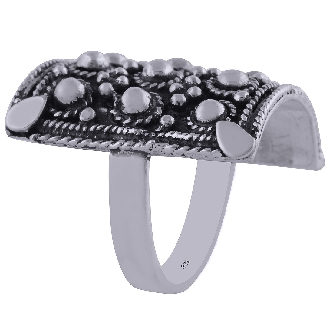 AUTHENTIC RAWA DEISGNED PLAIN 925 STERLING SOLID SILVER HANDMADE RING
