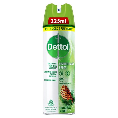 Dettol Disinfectant Sanitizer Spray Original Pine-225ml By COMMERCE INDIA