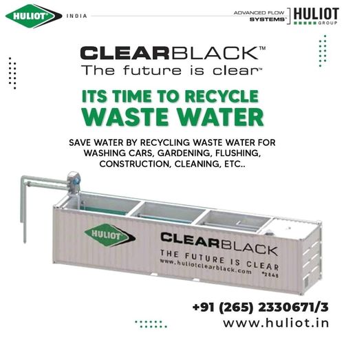 Clearblack Sewage Treatment Plant Capacity: 25 Kld - 100 Kld Kiloliter/Day