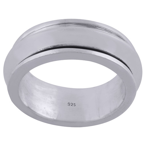 PLAIN BAND 925 STERLING SOLID SILVER HANDMADE RING