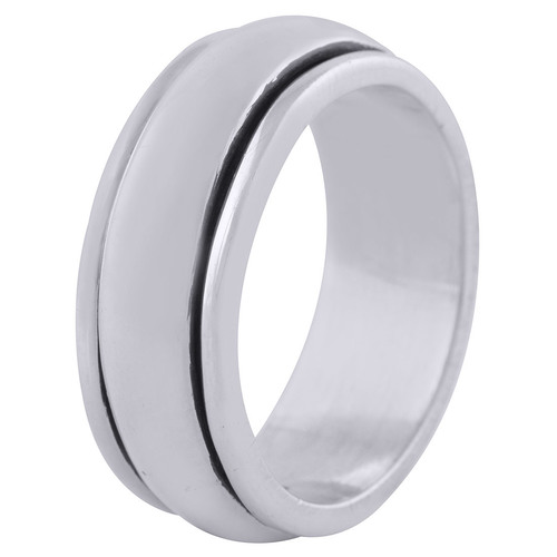 PLAIN BAND 925 STERLING SOLID SILVER HANDMADE RING