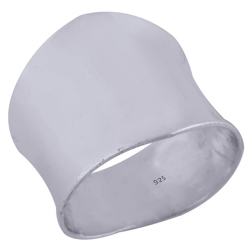 PLAIN BAND 925 STERLING SOLID SILVER HANDMADE RING