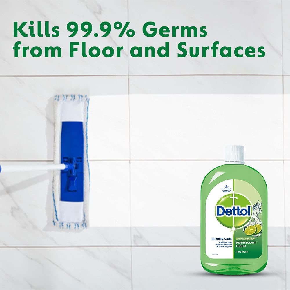 Dettol Liquid Lime Fresh Disinfectant Cleaner - 500ml