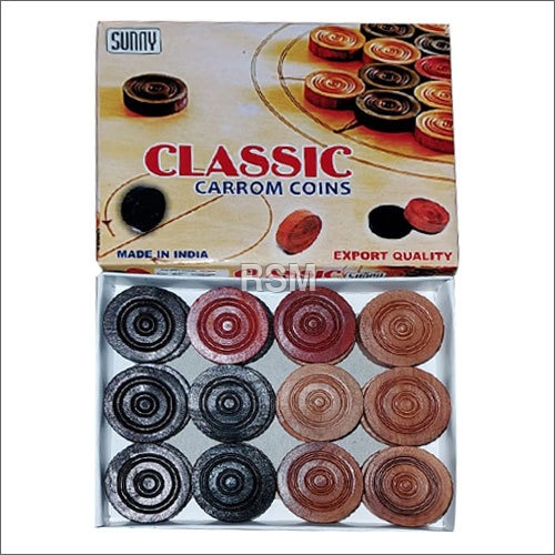 Wooden Carrom Board Coins Designed For: All