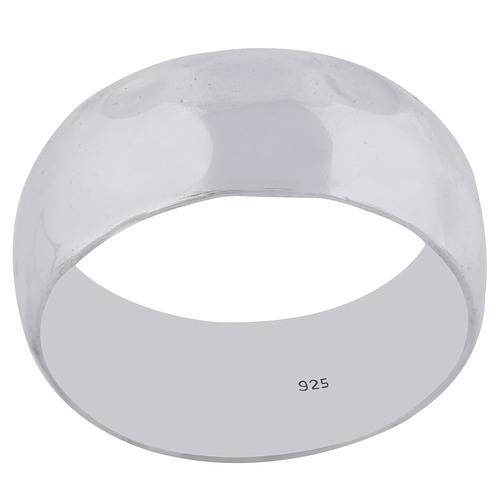 PLAIN BAND 925 STERLING SOLID SILVER HANDMADE RING