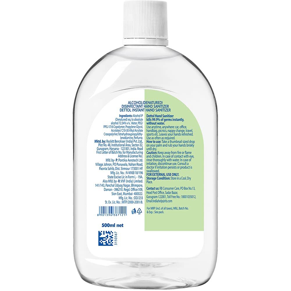 Dettol Hand Sanitizer - 500ml