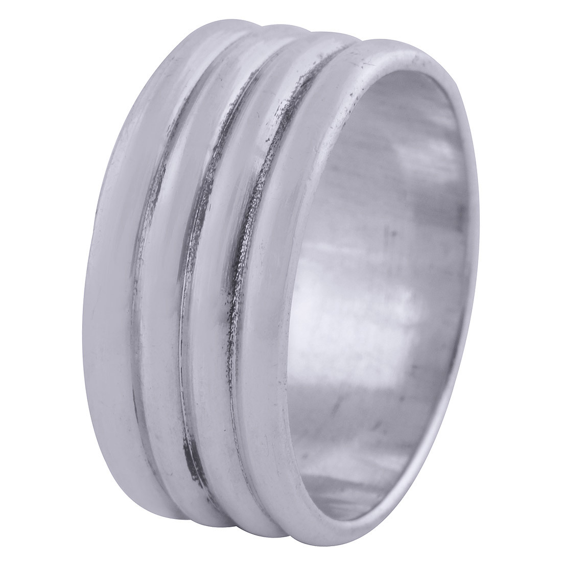 PLAIN BAND 925 STERLING SOLID SILVER HANDMADE RING
