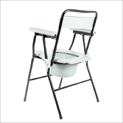 V20 Vita Series Basic Commode Chair Color Code: Grey And Black