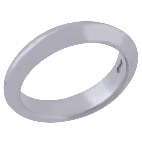 PLAIN BAND 925 STERLING SOLID SILVER HANDMADE RING