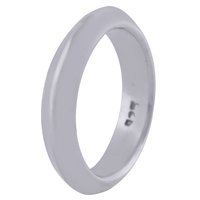 PLAIN BAND 925 STERLING SOLID SILVER HANDMADE RING