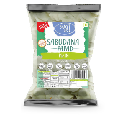 Sabudana Plain Potato Papad