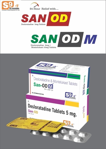 Desloratadine 5Mg and Montelucast Sodium 10Mg Tab