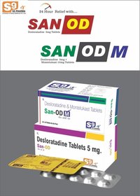 Desloratadine 5Mg +Montelucast Sodium 10Mg Tab