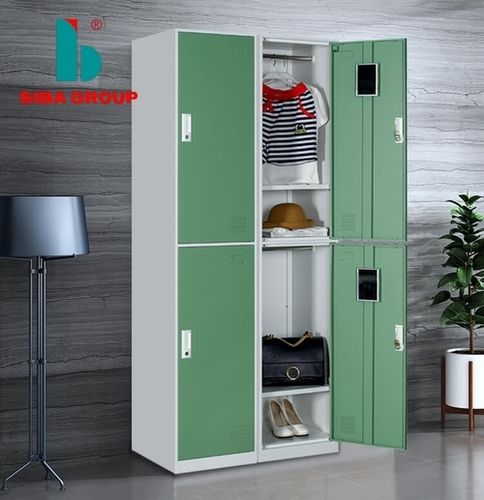 Machine Made Metal Cabinet Customized Oem Gym Office 6 Door