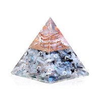 Rainbow Moonstone Orgonite Pyramid