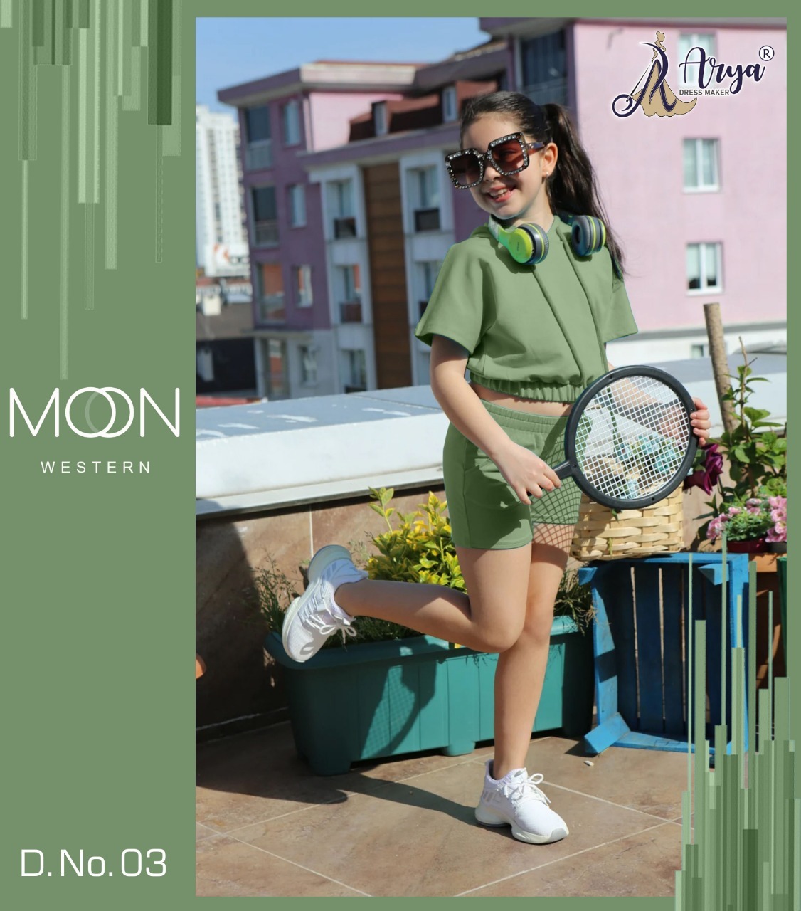 Kids Western Wear Moon Children