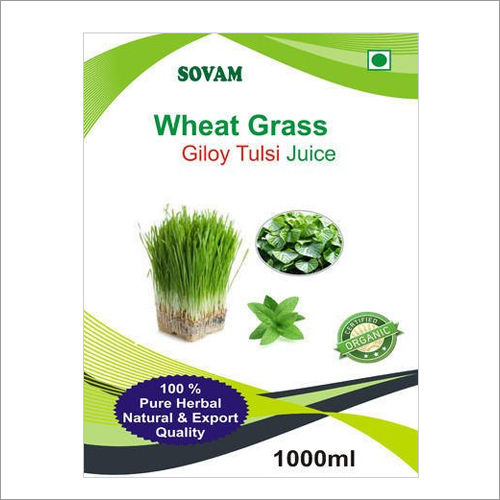 Wheat Grass Giloy With Tulsi Juice