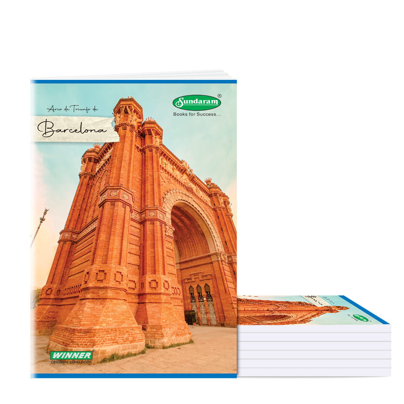 Sundaram Original Long Book Unrulled 172 Pages