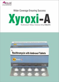 Roxithromycin 150mg+Ambroxol 30mg Tablets