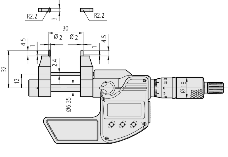 Digimatic Inside Micrometer