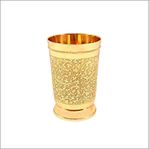 Round Brass Glass By M N TRADERS