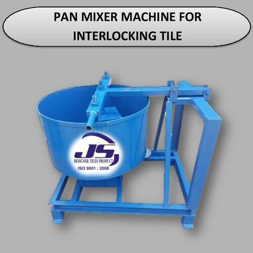 Pan Mixer Machine For Interlocking Tile