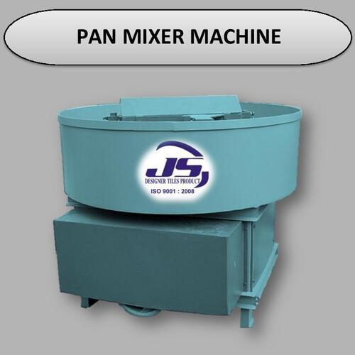 Pan Mixer Machine Making Paver Blocks & Chequered Tiles