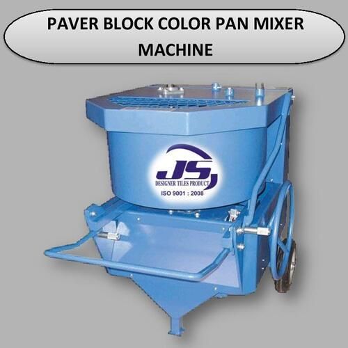 Paver Block Color Pan Mixer Machine