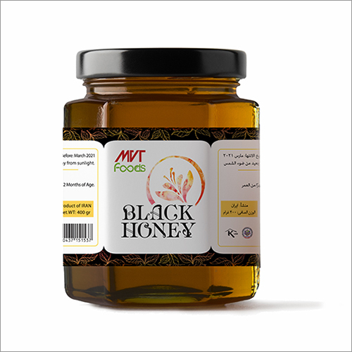 Black Honey Packaging: Round